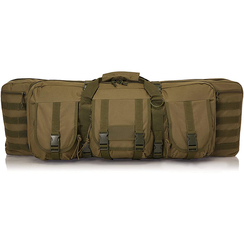 Green pistol range bag