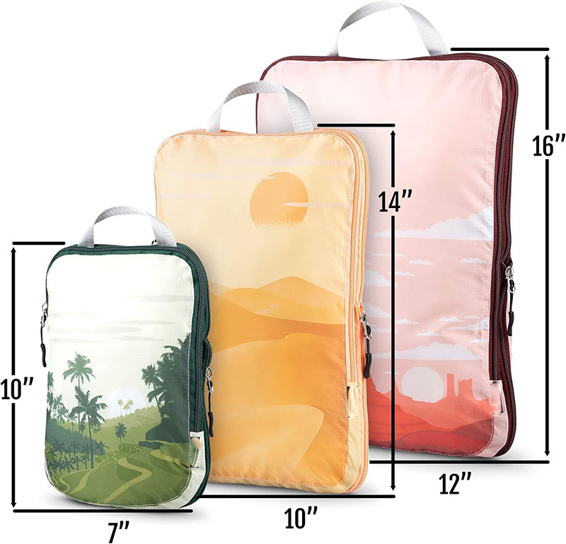 Travel luggaeg organizer bag set