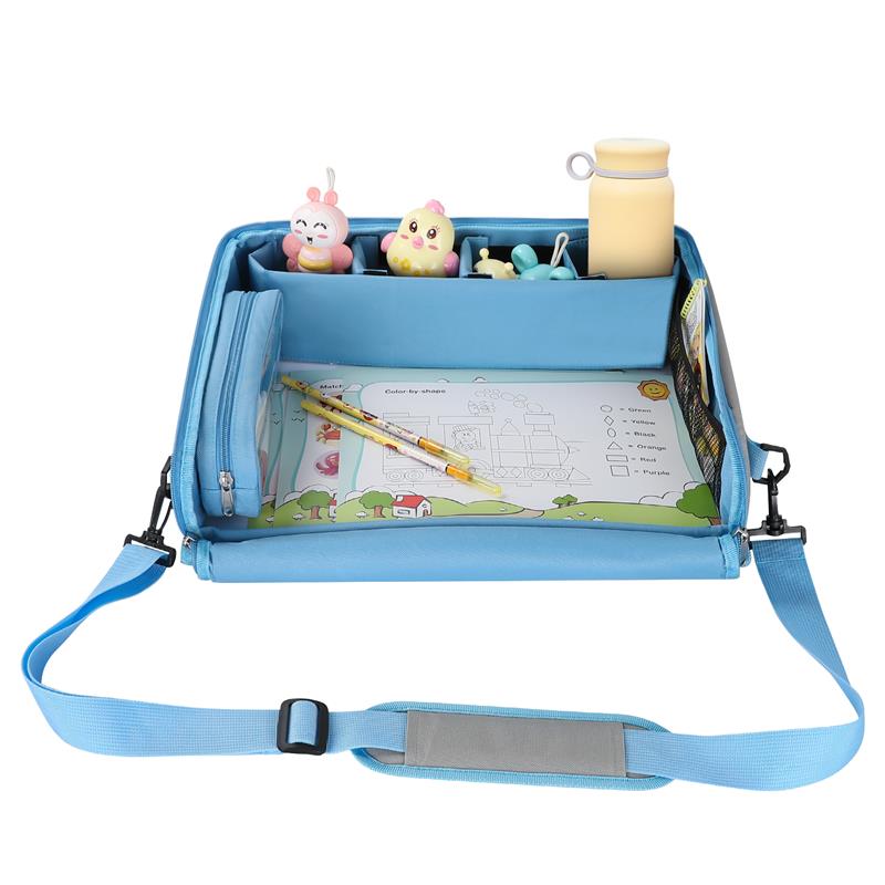 Blue kids travel lap desk