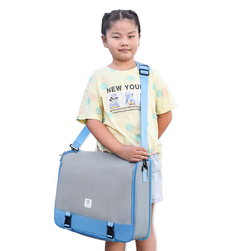 Blue kids travel lap desk