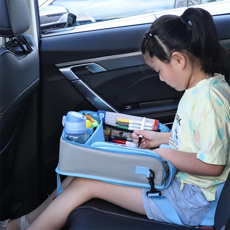 Blue kids travel lap desk