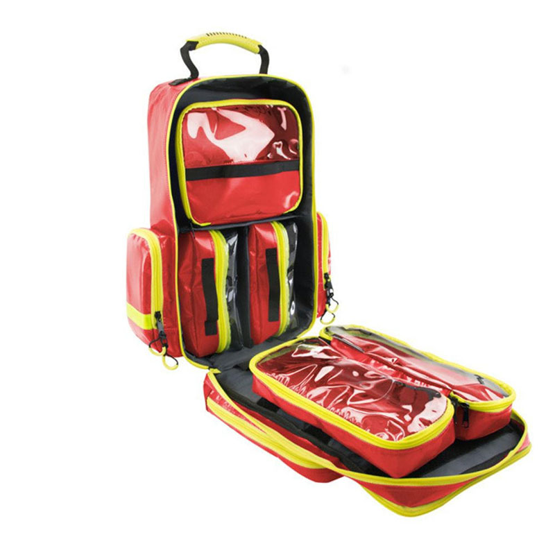 Red large medical backpack