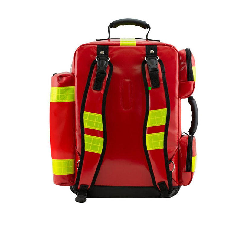 X Large red emergency medical responder backpack