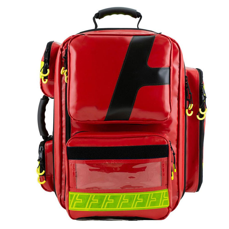 X Large red emergency medical responder backpack