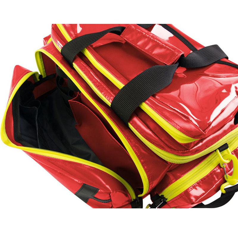 Empty PVC emergency medical bag