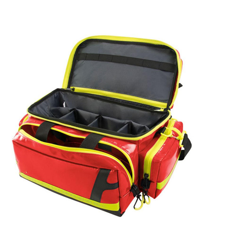 Empty PVC emergency medical bag